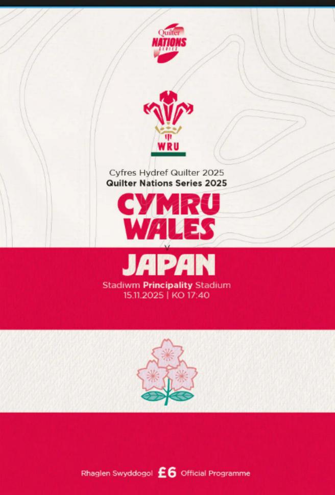 RUGBY - 2025 WALES v JAPAN (NATIONS SERIES)
